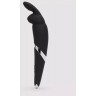 Черный вибратор Rabbit Rechargeable Wand Vibrator - 26,7 см.