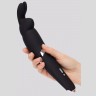 Черный вибратор Rabbit Rechargeable Wand Vibrator - 26,7 см.