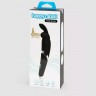 Черный вибратор Rabbit Rechargeable Wand Vibrator - 26,7 см.