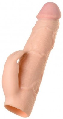 Телесная насадка Toyfa XLover для увеличения размера - 16,8 см.