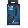 Черный вибромассажер простаты Sex Expert - 14,5 см.