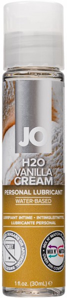 Ароматизированный лубрикант на водной основе JO Flavored Vanilla H2O - 30 мл.