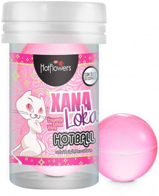Лубрикант на силиконовой основе с эффектом вибрации Xana Loka Hot Ball (2 шарика по 3 гр.)