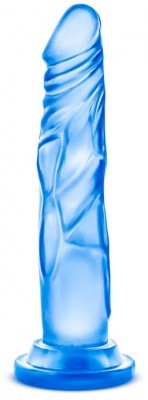 Синий фаллоимитатор с присоской Sweet N’ Hard 5 Realistic 7.5-Inch Dildo - 19,3 см.
