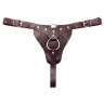 Бордовые трусики с кольцом для насадок Maroon Panties