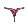 Бордовые трусики с кольцом для насадок Maroon Panties