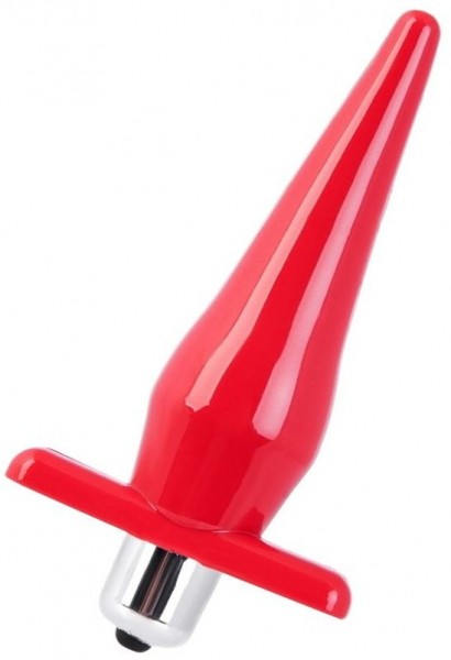 Красная водонепроницаемая вибровтулка Black Red - 12,7 см.