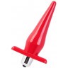 Красная водонепроницаемая вибровтулка Black Red - 12,7 см.