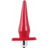 Красная водонепроницаемая вибровтулка Black Red - 12,7 см.
