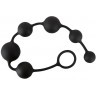 Анальная цепочка Black Velvets Anal Beads - 40 см.