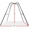Напольный черный каркас для качелей Swing Stand
