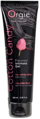Интимный гель на водной осное Lube Tube Cotton Candy со вкусом сахарной ваты - 100 мл.