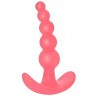 Розовая анальная пробка Bubbles Anal Plug - 11,5 см.