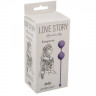Фиолетовые вагинальные шарики Love Story Empress Lavender Sunset