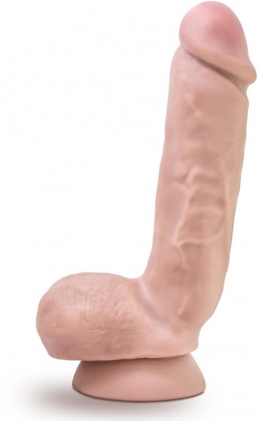 Телесный фаллоимитатор 8.5 Inch Cock With Balls - 21,5 см.