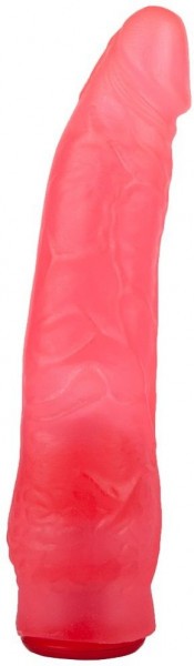 Реалистичная насадка Harness розового цвета - 20 см.