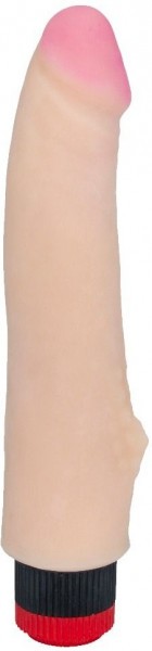 Вибромассажёр HUMAN STYLE 7,3  с бугорком - 18,5 см.