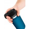 Смуглый мастурбатор-вагина в синей колбе F*ck Flask