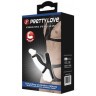 Черная вибронасадка на пенис Vibrating Penis Sling