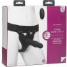 Черный полый вибрострапон Body Extensions BE Aroused - 17,78 см.