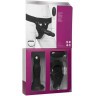 Черный полый вибрострапон Body Extensions BE Aroused - 17,78 см.