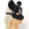 Черная кржаная маска Pussy