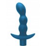 Бирюзовый анальный вибромассажёр Naughty - 14,5 см.