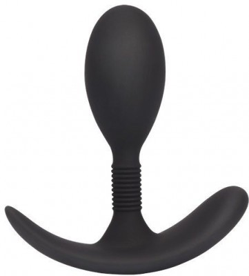 Черная анальная втулка Anal Play Plug S - 8,6 см.