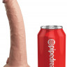 Телесный фаллоимитатор 7  Silicone Dual Density Cock - 21 см.