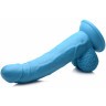Голубой фаллоимитатор на присоске 7.5  Dildo with Balls - 21,5 см.
