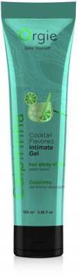 Съедобный интимный гель Orgie Lube Tube Cocktail Caipirinha - 100 мл.