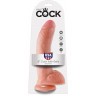 Телесный фаллоимитатор 9  Cock with Balls - 22,9 см.
