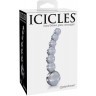 Прозрачный стеклянный стимулятор Icicles №66 - 12 см.