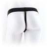 Полый страпон с креплением Vibrating Hollow Strap-On with Balls - 18,9 см.
