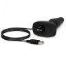 Чёрная анальная вибропробка с 3 источниками вибрации TRIO REMOTE CONTROL PLUG BLACK - 13,5 см.
