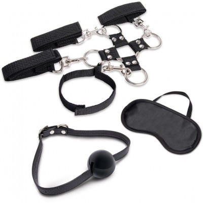 Набор для фиксации из 7 предметов Hogtie   Ball Gag Kit