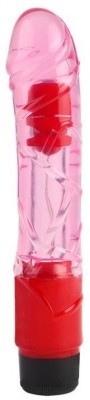 Розовый вибратор-реалистик 9 Inch Realistic Vibe - 22,3 см.
