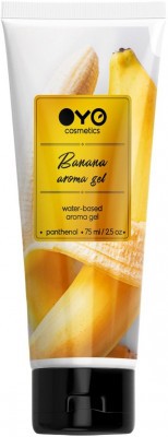 Лубрикант на водной основе OYO Aroma Gel Banana с ароматом банана - 75 мл.