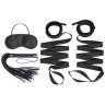 Эротический набор 4PC Bondage Bed Strap   Flogger Kit