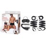 Эротический набор 4PC Bondage Bed Strap   Flogger Kit