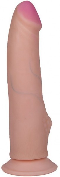Фаллоимитатор HUMAN STYLE 7,3  с бугорком - 20,5 см.