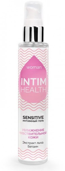 Деликатный лубрикант на водной основе Intim Health Sensitive - 100 гр.