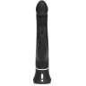 Черный вибратор-кролик Happy Rabbit Realistic Rechargeable Rabbit Vibrator - 25,4 см.