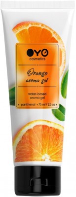 Лубрикант на водной основе OYO Aroma Gel Orange с ароматом апельсина - 75 мл.