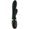 Черный вибратор-кролик Dual Stim Rabbit Vibrator
