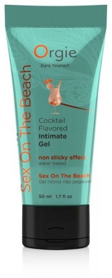 Съедобный интимный гель Orgie Lube Tube Cocktail Sex On The Beach - 50 мл.
