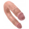Двусторонний фаллоимитатор U-Shaped Medium Double Trouble - 34,6 см.