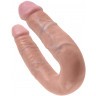 Двусторонний фаллоимитатор U-Shaped Medium Double Trouble - 34,6 см.