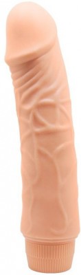 Телесный вибратор-реалистик Jeff - 19,5 см.