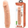 Телесный вибратор-реалистик Jeff - 19,5 см.